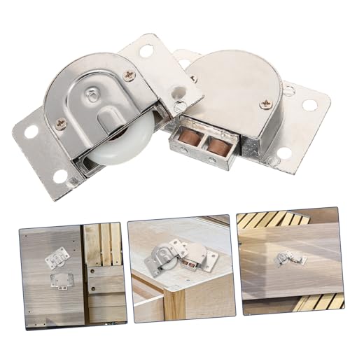 DOITOOL Schiebetürrolle aus Dickem Zinklegierungs Kugellager Geräuscharm Stabil für Kleiderschränke Schränke und Fenster Türrollen Ersatz Zubehör von DOITOOL