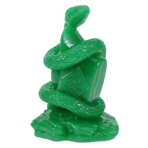DOITOOL Schlangen-Ornamente Gold Tierkreis Schlangentierfigur Reichtum Statuen Jahr Schlangenfiguren Vintage Schlangenstatue Glücklich Artefakt Juwelenbesetzt Roboter Anlage Green Glas DOITOOL Schlangen-Ornamente Gold Tierkreis Schlangentierfigur Reichtum Statuen Jahr Schlangenfiguren Vintage Schlangenstatue Glücklich Artefakt Juwelenbesetzt Roboter Anlage Green Glas von DOITOOL