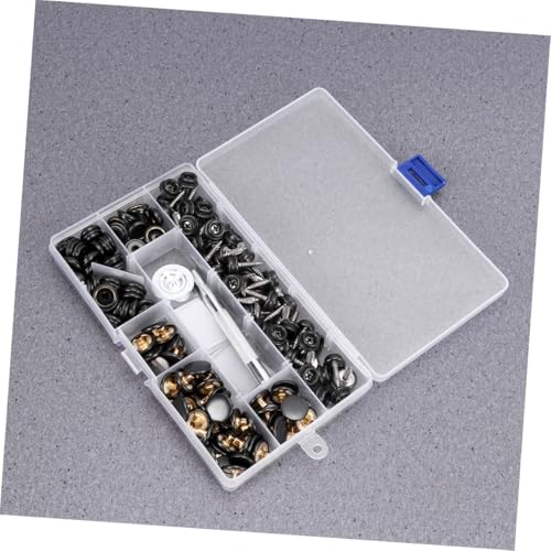 DOITOOL Schraub Druckknopf Set Teilig mit Werkzeug und Aufbewahrungsbox Robuste Metallknöpfe zum Befestigen von Planen Booten Zelten Möbeln für Innen und Außenbereich DOITOOL Schraub Druckknopf Set Teilig mit Werkzeug und Aufbewahrungsbox Robuste Metallknöpfe zum Befestigen von Planen Booten Zelten Möbeln für Innen und Außenbereich von DOITOOL