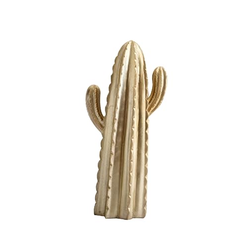 DOITOOL Kaktus Dekoration Kaktus Himmelssäule Kunstpflanze Gold Nordische Stil Schreibtisch Deko Für Wohnzimmer Und Büro Als Kreative Desktop Dekoration von DOITOOL