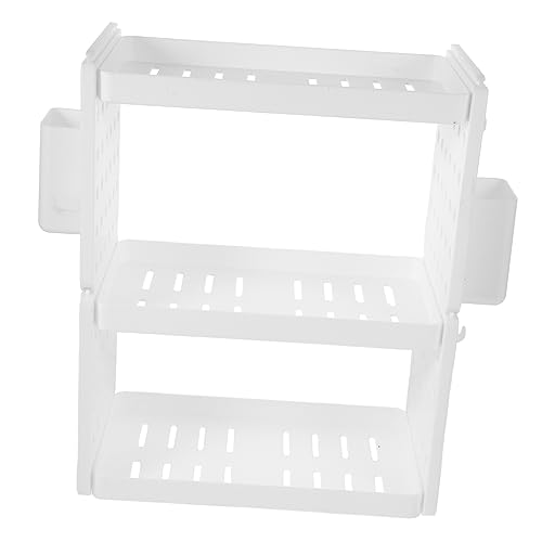 DOITOOL Fächer Dokument Buch Halter Schreibtisch Organizer 3 Ebenen Weiß Multifunktionales Regal Für Büro Zuhause Stabiler Aktenordner Zeitschriftenständer Für Studenten Home Office von DOITOOL