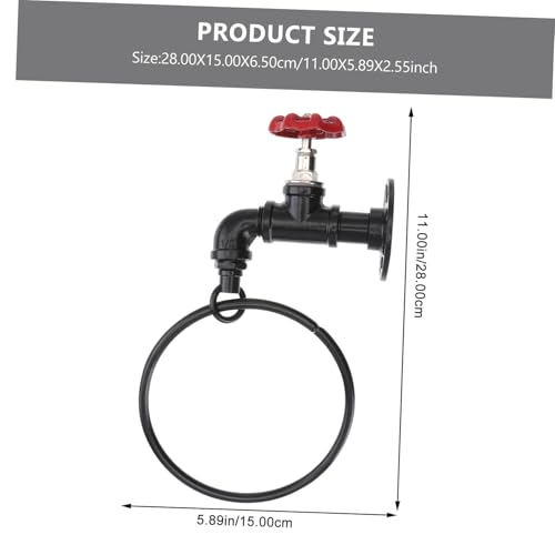 DOITOOL Schwarzer Handtuchring aus Platzsparender Bad Küchen handtuchhalter Einfach zu Montierender Stabiler Handtuchaufhänger für Ordentliche Wandaufbewahrung DOITOOL Schwarzer Handtuchring aus Platzsparender Bad Küchen handtuchhalter Einfach zu Montierender Stabiler Handtuchaufhänger für Ordentliche Wandaufbewahrung von DOITOOL