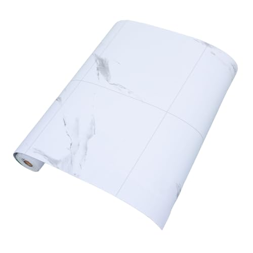 DOITOOL Selbstklebende PVC Bodenfliesen mit Marmoroptik Wasserfest Kratzfest Verstärkt Strapazierfähig Einfach zu Verlegen für Küche Bad Wohnzimmer Schlafzimmer von DOITOOL