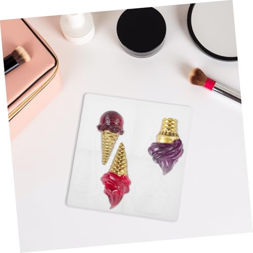 DOITOOL Silikon Eiscreme Form für DIY Duftkerzen und Resin Bastelprojekte Langlebige Handgemachte Kerzenform Vielseitig für Seifen Wachs und Gießharz Kunsthandwerk von DOITOOL