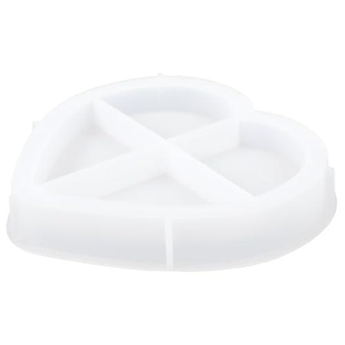 DOITOOL Silikonform Herz Tablettform Epoxidharz Gießform Flexibel Langlebig Wiederverwendbar für DIY Schmuck Aufbewahrungstablett Basteln von DOITOOL