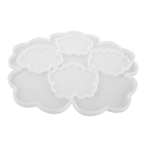 DOITOOL Silikonformen für Resin Gießen Blumen-tablett und Untersetzer Formen mit Eleganten Blütenmustern Hitzebeständig Vielseitig für DIY Epoxidharz Basteln von Tischdeko Obstschalen und DOITOOL Silikonformen für Resin Gießen Blumen-tablett und Untersetzer Formen mit Eleganten Blütenmustern Hitzebeständig Vielseitig für DIY Epoxidharz Basteln von Tischdeko Obstschalen und von DOITOOL