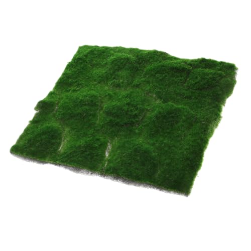 DOITOOL Simulationsgrasteppich Kunstrasen künstlicher Rasen Farne gefälscht Beflockung nass künstliche Grasauflage Landschaftsbaudekor simulierte Grasmatte Plastik Green von DOITOOL
