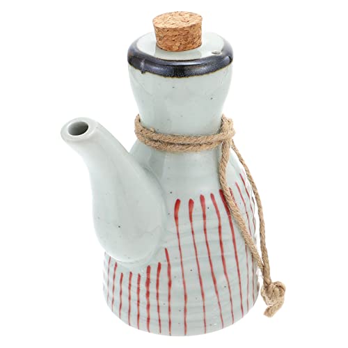 DOITOOL Sojasaucentopf Aus Keramik Pumpspender Für Sirup Gewürzbehälter Essig Ausgießer Flaschen Ölflaschen Aus Keramik Flasche Sojasauce Essigflaschen Aus Keramik Einstellen Lebensmittel von DOITOOL