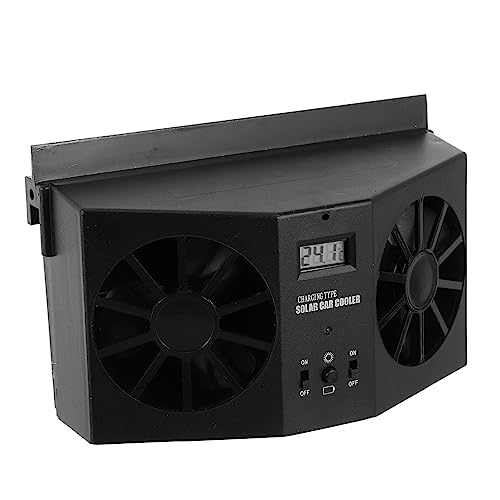 DOITOOL Solarbetriebener Auto Auspuffventilator Praktischer Kfz Fensterlüfter Robustem Material Platzsparendes Design Einfache Installation und Zuverlässige Leistungschwarz DOITOOL Solarbetriebener Auto Auspuffventilator Praktischer Kfz Fensterlüfter Robustem Material Platzsparendes Design Einfache Installation und Zuverlässige Leistungschwarz von DOITOOL