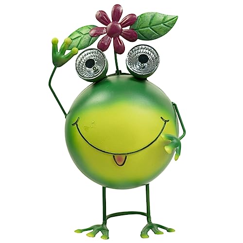DOITOOL Sonnenlicht -solarleuchten Solar-außenleuchten Dekorativ Gartenfrosch-lichter Garten Frosch Led-außenleuchten Led- Gartenleuchten Im Freien Plastik Zubehör Draussen von DOITOOL