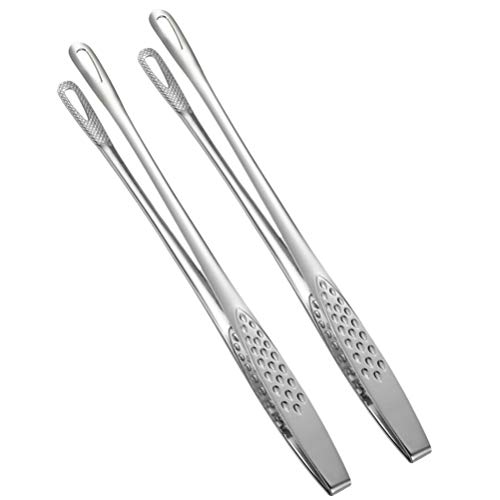 DOITOOL Stainless Steel Grill Tongs Barbecue Tongs Kitchen Tongs for Cooking Grilling BBQ (28cm ） von DOITOOL