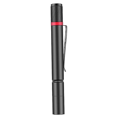 DOITOOL Mini Taschenlampe Mit Clip Wasserdichte Stiftlampe Für Outdoor-aktivitäten Helligkeitsmodi Tragbare Lampe Für Camping Wandern Und Notfälle Ohne Batterie von DOITOOL