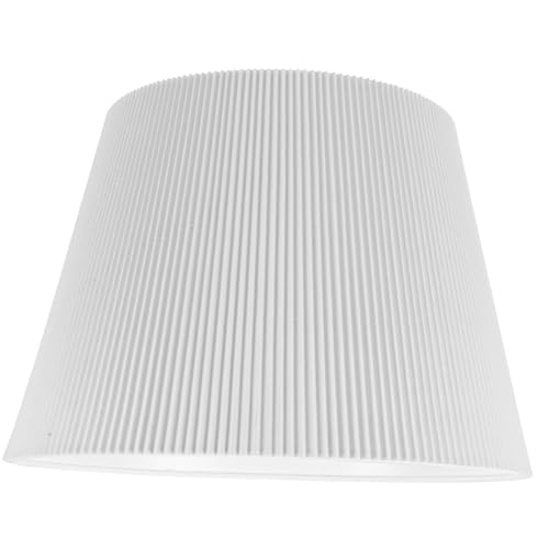DOITOOL Stoff Lampenschirm Ersatz Lampenschirm für Tischlampe Stehlampe Weiß Weiches Licht Elegantes Design Einfache Montage Passend für Schreibtisch Nachttischlampen von DOITOOL