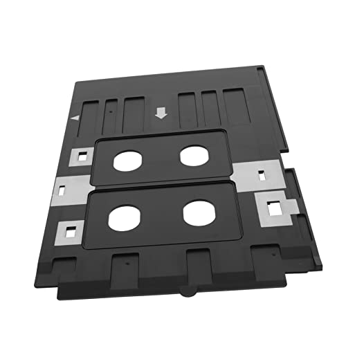 DOITOOL Tablett Zur Kartenherstellung Zubehör Für Kartendrucker Ausweisdrucker Fach Für Karte Kartenfach Für Studenten Ausweisfach Personalisiertes Kartendruckerfach PVC Black von DOITOOL
