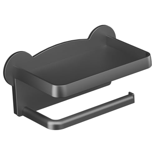 DOITOOL Papierhandtuchhalter Fürs Badezimmer – Wandmontierter Toilettenpapierrollenhalter Aufbewahrung Für Haargummis Und Telefon von DOITOOL