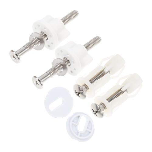 DOITOOL Toilettensitz Befestigungsschrauben Langlebig Rostfrei Robust Ersatz Wc Sitz Zubehör Einfache Montage Badezimmer Zubehör DOITOOL Toilettensitz Befestigungsschrauben Langlebig Rostfrei Robust Ersatz Wc Sitz Zubehör Einfache Montage Badezimmer Zubehör von DOITOOL