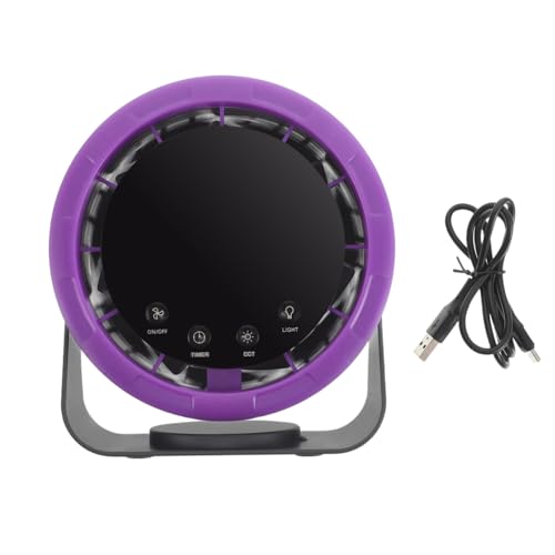 DOITOOL Tragbarer Axialventilator mit Digitalanzeige Wandmontage oder Desktop Nutzung LED Beleuchtung für Camping Büro und Reisen Akku DOITOOL Tragbarer Axialventilator mit Digitalanzeige Wandmontage oder Desktop Nutzung LED Beleuchtung für Camping Büro und Reisen Akku von DOITOOL