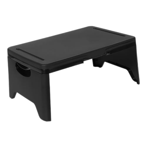 DOITOOL Tragbarer Klappbarer Schoßschreibtisch für Laptop mit Aufbewahrung Multifunktionaler Laptop Tisch für Junge Mädchen und Erwachsene für Bett Couch Auto und Reisen Schwarz von DOITOOL