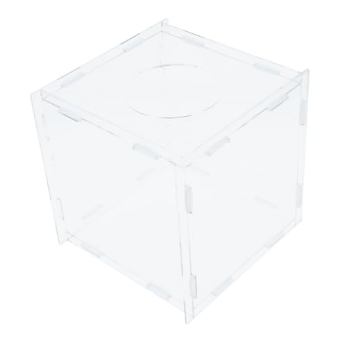 DOITOOL Transparente Acryl Lotteriebox Mehrzweck Aufbewahrungsbox Stimmzettelbehälter Stabile Geruchsfreie Wahlurne für Firmenfeiern Spenden und Gewinnspiele von DOITOOL