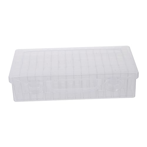 DOITOOL Transparente Diamond Drawing Aufbewahrungsbox mit Fächern Großes Setzkasten für DIY Diamantstickerei Abgerundete Ecken Vielseitig für Perlen und Kleine Bastelutensilien Geeignet von DOITOOL