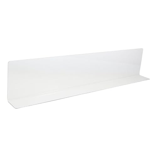 DOITOOL Transparenter Badewannen Spritzschutz Eck Splash Guard Selbstklebend Wasserabweisend für Waschbecken und Küche Einfacher Montage Wasserfest Multifunktional von DOITOOL