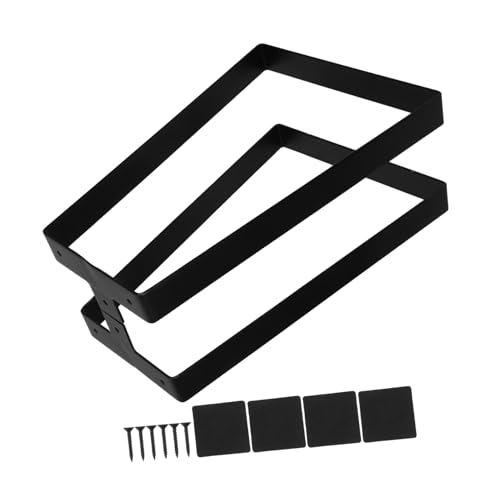 DOITOOL Trapezförmige Tischbeine Robustem Metall mit Rutschfesten Füßen für DIY Tische Esstische Arbeitsstationen Einfache Montage Langlebige Unterstützung für Design von DOITOOL