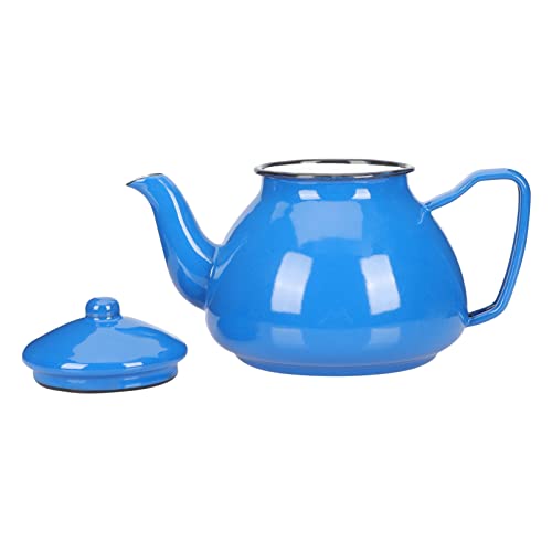 DOITOOL Türkische Teekanne Teapot Vintage Kochkessel Emaille Teekessel 1000ml Teebereiter Retro Wasserkocher Kaffeekanne Wasserkanne Wasserkessel Teebereiter Gas Induktion Herd Wassertopf von DOITOOL