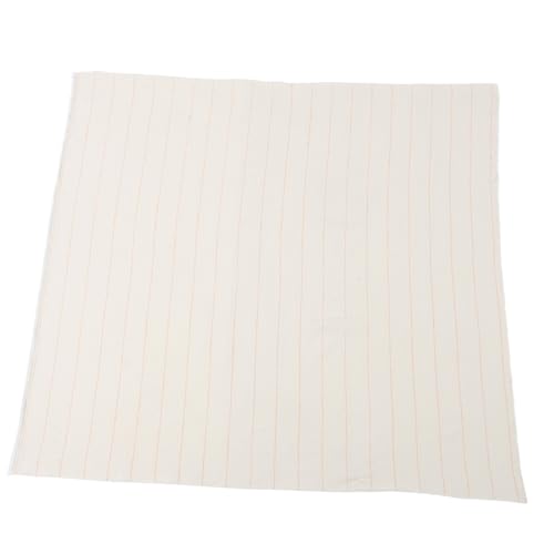 DOITOOL Tufted Tuch Rutschfester Stoff Teppich Making -Kit Rutschfester Teppichstoff rutschfeste Bodenmatte Trägerstoff für Teppiche Tufting-Kit für Teppiche Polyester Baumwolle Beige von DOITOOL