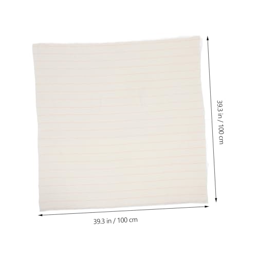 DOITOOL Tufted Tuch Stanznadelstoff Tuftingnadel Teppichtufting Teppichpolster Teppich Making -Kit Tuftingtuch Tufting-Tuch für Teppiche Polyester Baumwolle Beige von DOITOOL