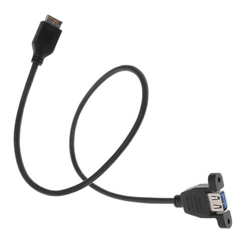 DOITOOL USB Panel Mount Adapter Verlängerungskabel mit Schrauben Stabile Datenkonverter Erweiterung für Desktop Motherboard Langlebig und Installieren DOITOOL USB Panel Mount Adapter Verlängerungskabel mit Schrauben Stabile Datenkonverter Erweiterung für Desktop Motherboard Langlebig und Installieren von DOITOOL