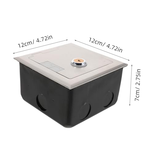 DOITOOL Unterputz Bodensteckdose Versenkte Flache Steckdose Versenkte Wandsteckdose Bodensteckdose Bodensteckdosenfeld Unterputzsteckdose Wasserdichte von DOITOOL