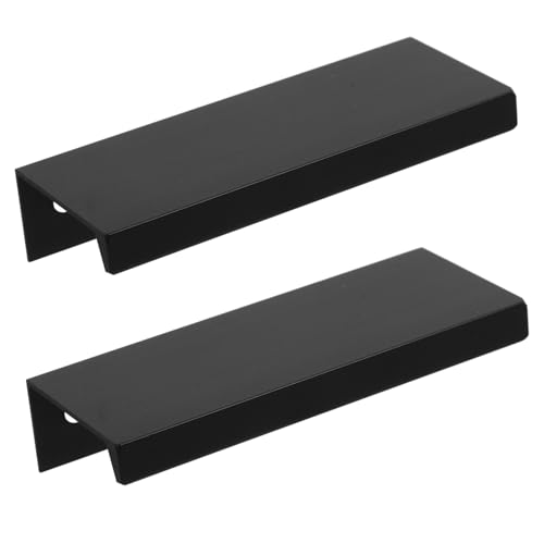 DOITOOL Verdeckter Aluminiumgriff Einbau Schubladengriff für Küchenschränke und Möbel Eleganter Einlassgriff Robust Langlebig Geeignet für Kantenmontage an Schrank und Kleiderschranktüren von DOITOOL