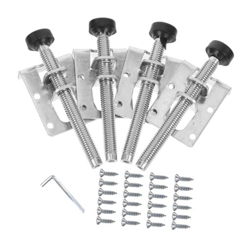 DOITOOL Verstellbare Möbel Nivellierfüße Schwerlast mit Rutsch Pads Seitliche Montage für Schränke und Kleiderschränke Teiliges Möbel Fußstützen für Stabile Bodenanpassung DOITOOL Verstellbare Möbel Nivellierfüße Schwerlast mit Rutsch Pads Seitliche Montage für Schränke und Kleiderschränke Teiliges Möbel Fußstützen für Stabile Bodenanpassung von DOITOOL