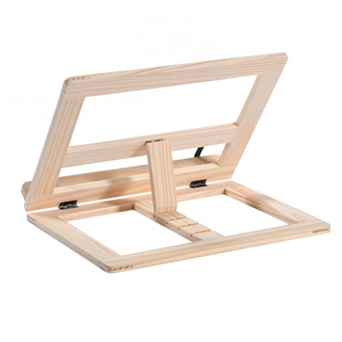 DOITOOL Verstellbarer Holz Leseständer Buchhalter für Erwachsene Multifunktionaler Desktop Bücherständer mit Glatten Kanten Geeignet für Bücher Tablets Magazine und Dokumente DOITOOL Verstellbarer Holz Leseständer Buchhalter für Erwachsene Multifunktionaler Desktop Bücherständer mit Glatten Kanten Geeignet für Bücher Tablets Magazine und Dokumente von DOITOOL
