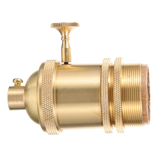 DOITOOL Vintage Lampenfassung mit Drehschalter Antike Kupferleuchte für DIY Hängelampen und Restaurierung Kompakte und Einfache Installation für Nostalgische Wohnräume von DOITOOL