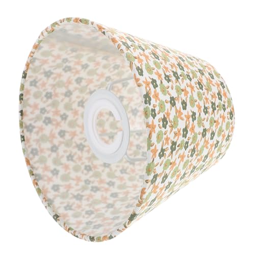 DOITOOL Vintage Lampenschirm mit Floralem Muster Dekorative Tischlampen Abdeckung für Schlafzimmer Wohnzimmer und Büro Weich Diffuses Licht Romantisches Ersatz Lampenschirm von DOITOOL