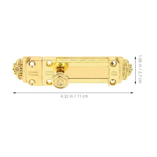 DOITOOL Vintage Türschloss Schiebeschloss aus Robust und Sicher Ergonomisches Design Einfach zu Montieren für Holztüren und Heimhardware Kompakte DOITOOL Vintage Türschloss Schiebeschloss aus Robust und Sicher Ergonomisches Design Einfach zu Montieren für Holztüren und Heimhardware Kompakte von DOITOOL