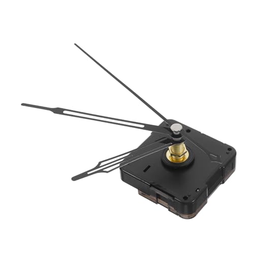 DOITOOL Wanduhr Uhrwerk Zeiger Leise Uhrwerk Mechanismus Kit Kleiner Uhrmechanismus Quarz Reparatursatz DIY Uhr Quarzuhr Uhr DIY Uhrbausatz Uhrzeiger Schwarz Abs von DOITOOL