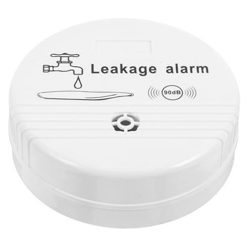 DOITOOL Wasserleck Alarm Leckdetektor Wasserdetektoren Stromausfall Alarm Garage Alarm Alarmsensor Wasserlecksensor Wasser Sensor Wasserleck Monitor Wasserleck Warnung Abs Weiß von DOITOOL