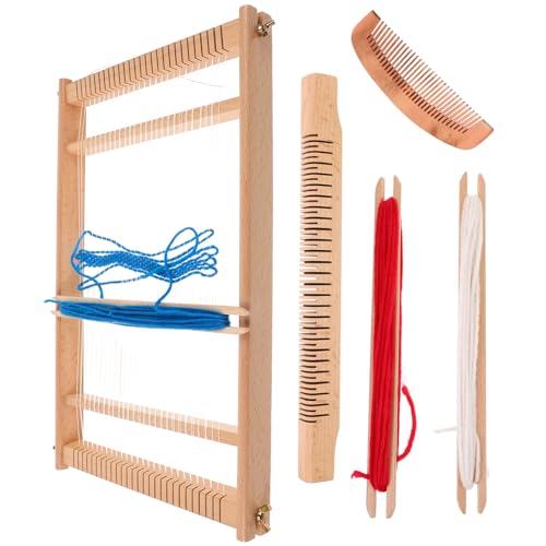 DOITOOL Webstuhl Webbein Handgefertigte Webmaschine Strickmaschine Perlenwolken Für Schmuckhersteller Webstühle Zum Weben DIY Weben Versorgung Webrahmen Aus Holz Weben Hölzern DOITOOL Webstuhl Webbein Handgefertigte Webmaschine Strickmaschine Perlenwolken Für Schmuckhersteller Webstühle Zum Weben DIY Weben Versorgung Webrahmen Aus Holz Weben Hölzern von DOITOOL