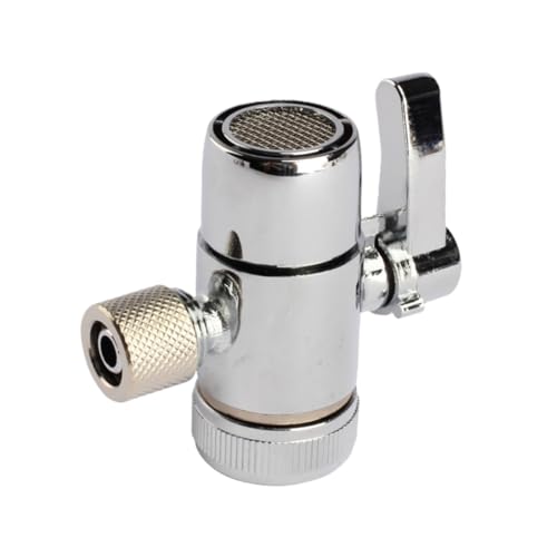 DOITOOL Wege Duscharm Umschaltventil Kupfer Adapter für Wasserhahn Handbrause Robust Rostfrei Einfache Montage Kompatibel mit Haushaltswasseranschlüssen von DOITOOL