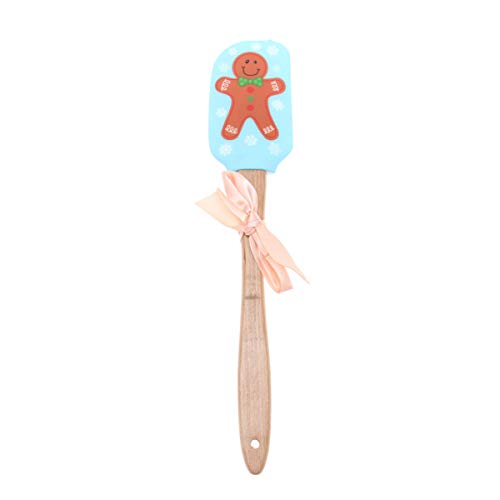 DOITOOL Weihnachtssilikon-Spatel mit Holzgriffen Weihnachts-Backspatel Lebkuchenmann-Creme-Butter-Spatel mit Bandbogenmischung Teigschaber für Weihnachtsfeierbevorzugung Dekoration DOITOOL Weihnachtssilikon-Spatel mit Holzgriffen Weihnachts-Backspatel Lebkuchenmann-Creme-Butter-Spatel mit Bandbogenmischung Teigschaber für Weihnachtsfeierbevorzugung Dekoration von DOITOOL