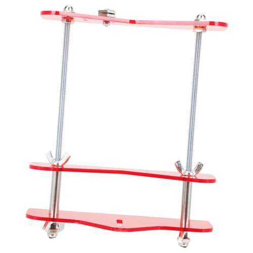 DOITOOL Weinflaschenschneider Trinkflasche Bierflasche Weingläser Glasflaschenschneider ovaler Flaschenschneider Glasbecherschneider Flaschenschneidegerät Rostfreier Stahl rot von DOITOOL