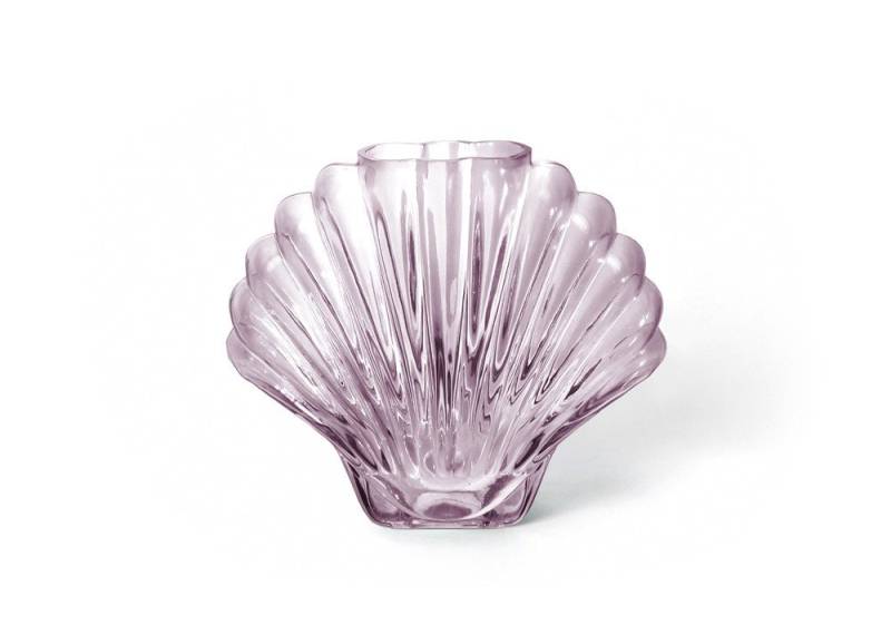 DOIY Dekovase Seashell Muschel (Glas, 1 St., transparent), ca. 17 x 7 cm, Höhe 20 cm von DOIY