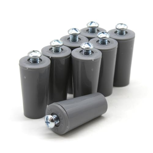 DOJA Barcelona | Rolladenstopper | Packung mit 8 Stück | Jalousie Stopper Grau | Länge 40mm | PVC | Rollo Ersatzteile | Jalousien Zubehör| Jalousie-Anschlagpuffer | Anschlagstopper für Rollladen DOJA Barcelona | Rolladenstopper | Packung mit 8 Stück | Jalousie Stopper Grau | Länge 40mm | PVC | Rollo Ersatzteile | Jalousien Zubehör| Jalousie-Anschlagpuffer | Anschlagstopper für Rollladen von DOJA Barcelona