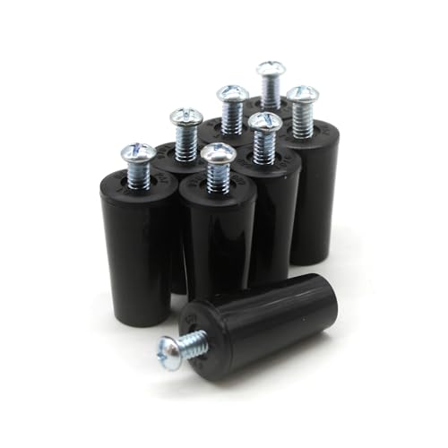 DOJA Barcelona | Rolladenstopper | Packung mit 8 Stück | Jalousie Stopper Schwarz | Länge 60mm | PVC | Rollo Ersatzteile | Jalousien Zubehör| Jalousie-Anschlagpuffer | Anschlagstopper für Rollladen DOJA Barcelona | Rolladenstopper | Packung mit 8 Stück | Jalousie Stopper Schwarz | Länge 60mm | PVC | Rollo Ersatzteile | Jalousien Zubehör| Jalousie-Anschlagpuffer | Anschlagstopper für Rollladen von DOJA Barcelona
