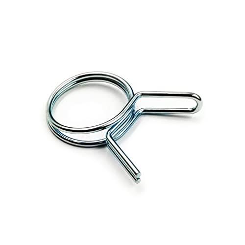 DOJA Barcelona | Schlauchschellen | 10mm | PACK 25 | Schellen/Klemmen Verzinkt | Rohrschellen/Doppeldraht für Rohr ohne Schraube | Schlauchklemmen/Federklemmen: Kraftstoffleitung, Silikonschlauch DOJA Barcelona | Schlauchschellen | 10mm | PACK 25 | Schellen/Klemmen Verzinkt | Rohrschellen/Doppeldraht für Rohr ohne Schraube | Schlauchklemmen/Federklemmen: Kraftstoffleitung, Silikonschlauch von DOJA Barcelona