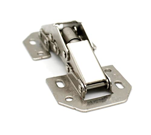DOJA Barcelona | Schrankscharniere | 12 Stück Aufschraubscharniere | 77 * 33 mm | 90° Öffnungswinkel | Vernickelte Scharniere, hölzerne Küchenmöbel, Schränke Tür Eckanschlag, Schranktür DOJA Barcelona | Schrankscharniere | 12 Stück Aufschraubscharniere | 77 * 33 mm | 90° Öffnungswinkel | Vernickelte Scharniere, hölzerne Küchenmöbel, Schränke Tür Eckanschlag, Schranktür von DOJA Barcelona