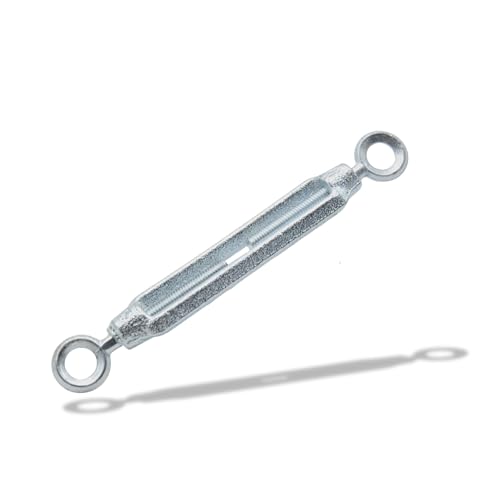 DOJA Barcelona Seilspanner Auge - Auge M10 Verzinkter Stahl - PACK 2 - Innovatives Spannschloss für Drahtspanner, Optimale Verbindung mit Sonnensegel Spanner Einsatz, Robuste Leistung mit Drahtseil DOJA Barcelona Seilspanner Auge - Auge M10 Verzinkter Stahl - PACK 2 - Innovatives Spannschloss für Drahtspanner, Optimale Verbindung mit Sonnensegel Spanner Einsatz, Robuste Leistung mit Drahtseil von DOJA Barcelona