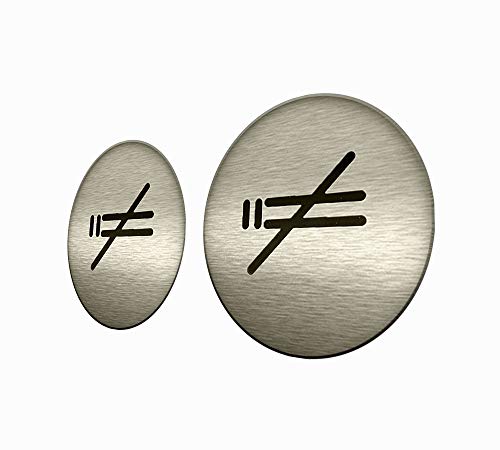 DOJA Barcelona | Rauchen verboten Türschild | Aluminiumschild Selbstklebend | Rauchen untersagt Schild Farbe Grau | PACK 2 | 100mm Ø | Rauchverbot Schild Stahl | Piktogramm Rauchen Nicht Erlaubt von DOJA Barcelona